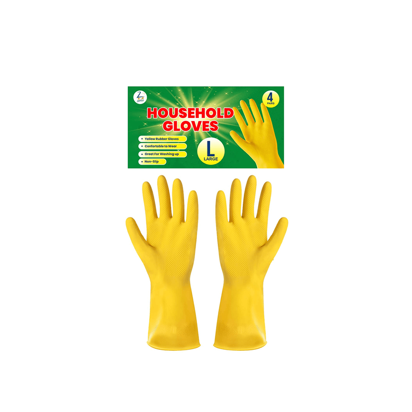Household cleaning gloves